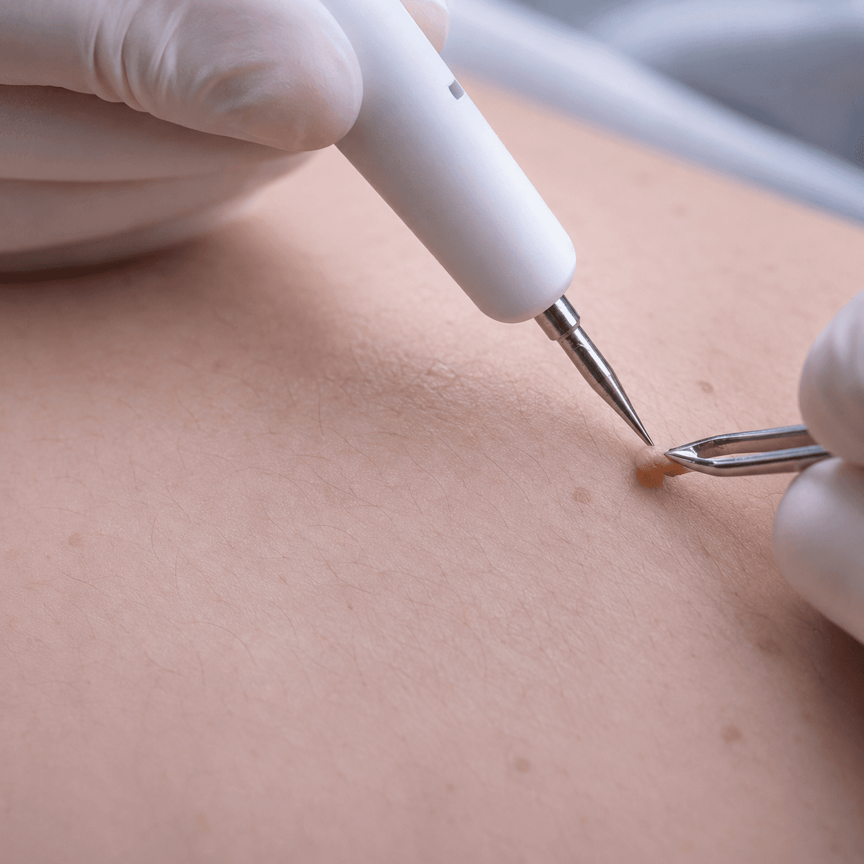 Professional skin tag removal treatment at UR ALLURE, Orange County
